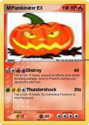 Pokemon M Pumkinater EX