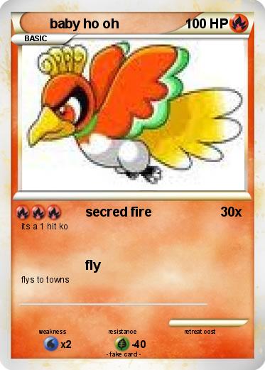 Pokemon baby ho oh