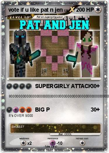 Pokemon vote if u like pat n jen
