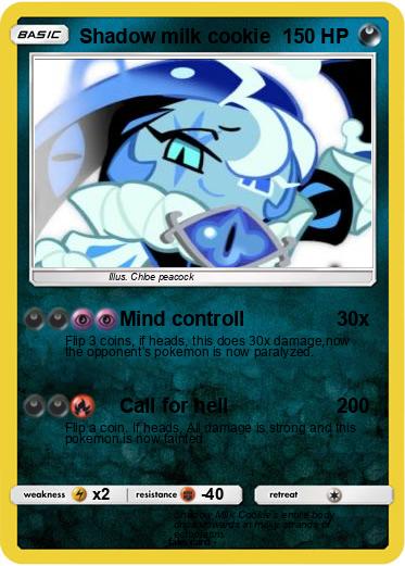 Pokemon Shadow milk cookie