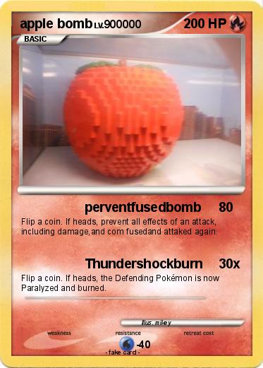 Pokemon apple bomb
