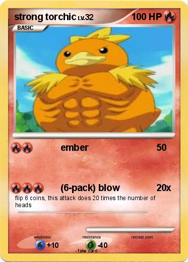 Pokemon strong torchic