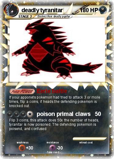 Pokemon deadly tyranitar