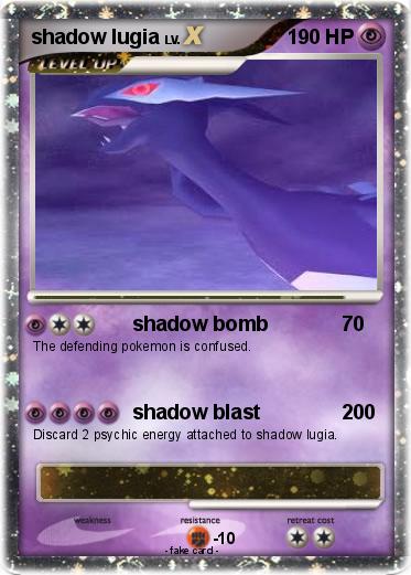 Pokemon shadow lugia