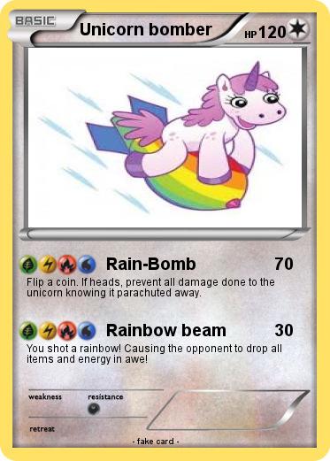 Pokemon Unicorn bomber
