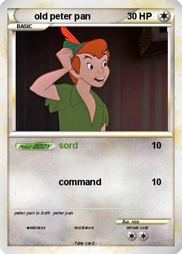 Pokemon old peter pan
