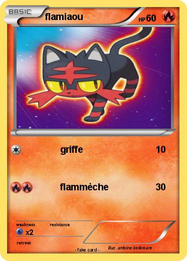 Pokemon flamiaou