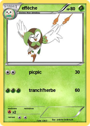 Pokemon effèche