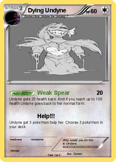Pokemon Dying Undyne