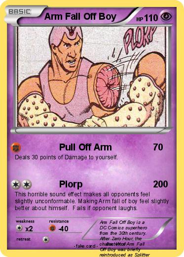Pokemon Arm Fall Off Boy