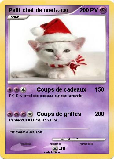Pokemon Petit chat de noel