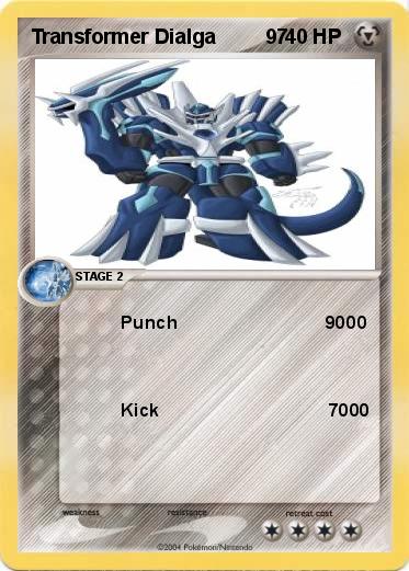Pokemon Transformer Dialga         97