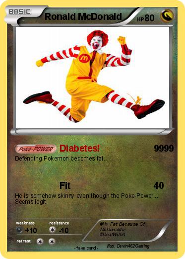 Pokemon Ronald McDonald