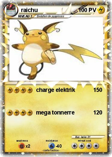 Pokemon raichu