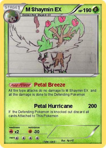 Pokemon M Shaymin EX