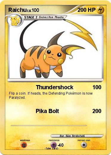 Pokemon Raichu