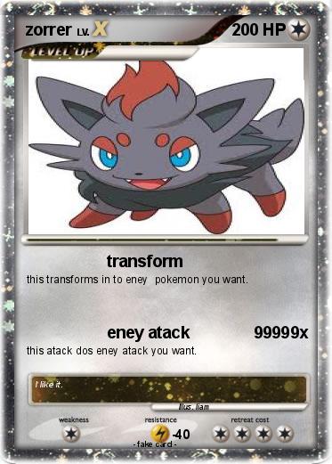 Pokemon zorrer