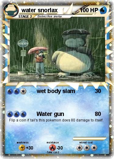 Pokemon water snorlax