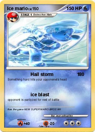 Pokemon Ice mario