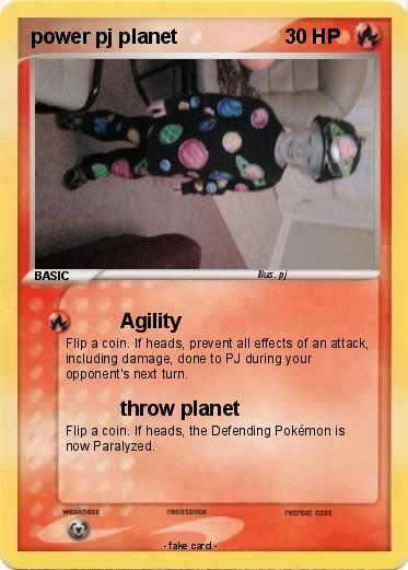 Pokemon power pj planet