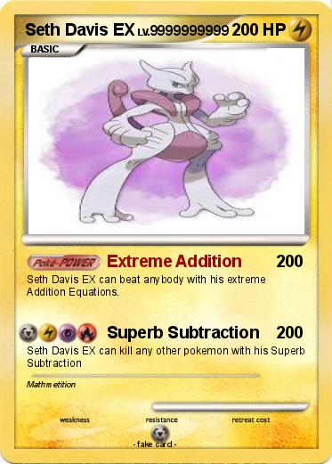 Pokemon Seth Davis EX