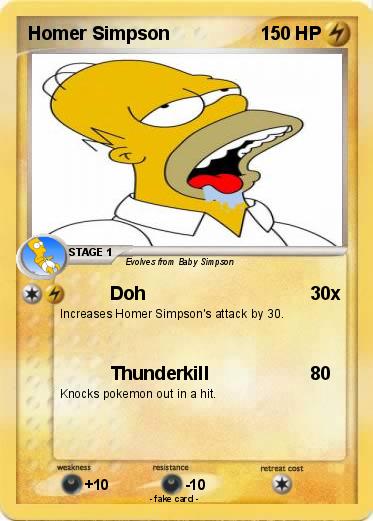 Pokemon Homer Simpson