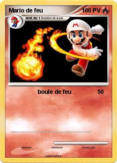 Pokemon Mario de feu
