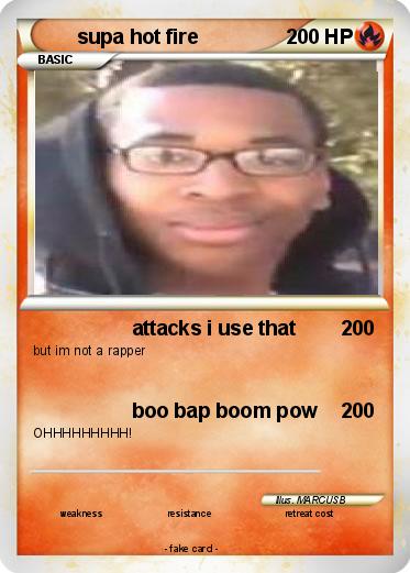 Pokemon supa hot fire