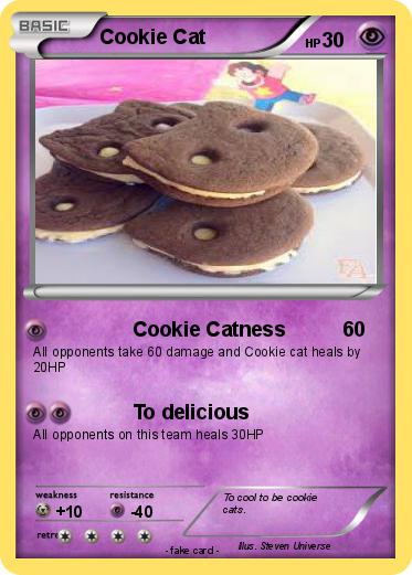 Pokemon Cookie Cat