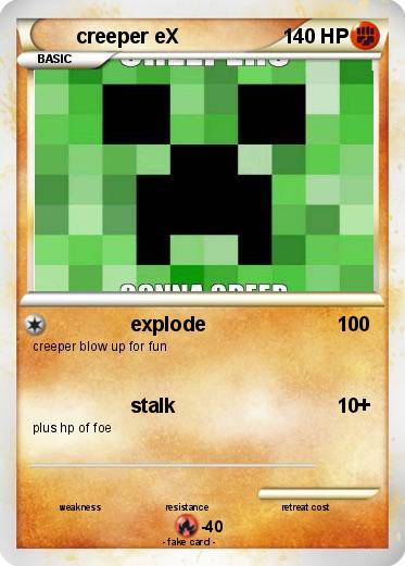 Pokemon creeper eX