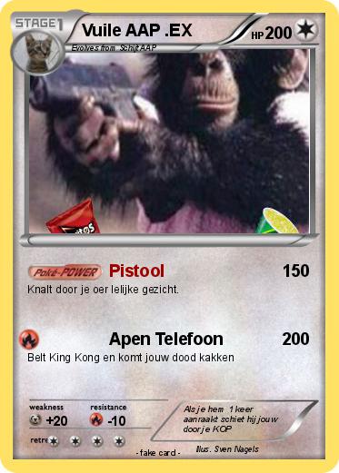 Pokemon Vuile AAP .EX