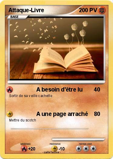 Pokemon Attaque-Livre