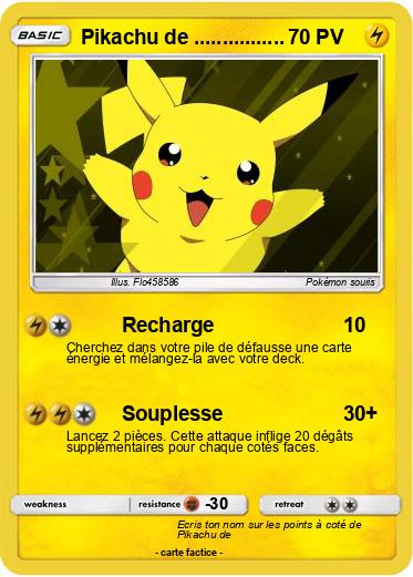 Pokemon Pikachu de ................