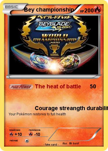 Pokemon Bey championship