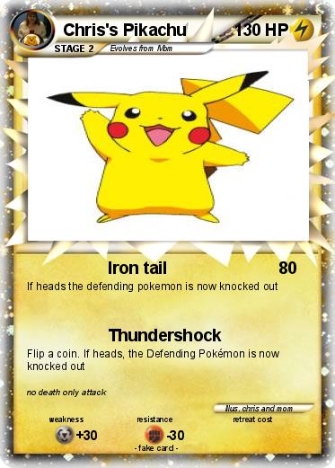 Pokemon Chris's Pikachu