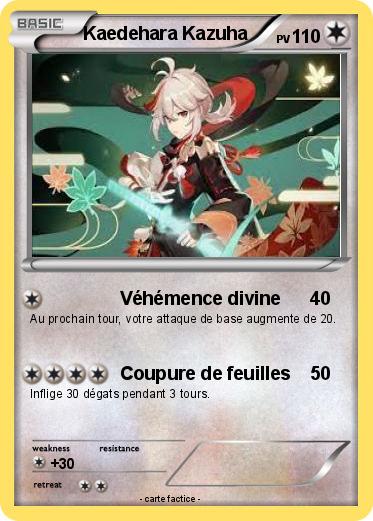 Pokemon Kaedehara Kazuha