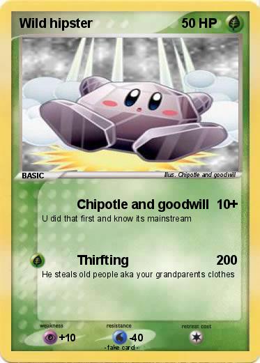 Pokemon Wild hipster