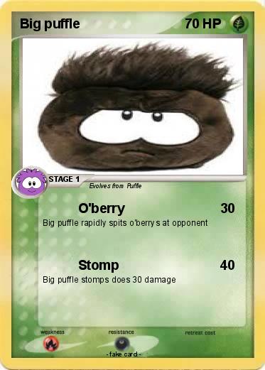 Pokemon Big puffle