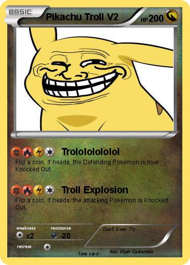Pokemon Pikachu Troll V2