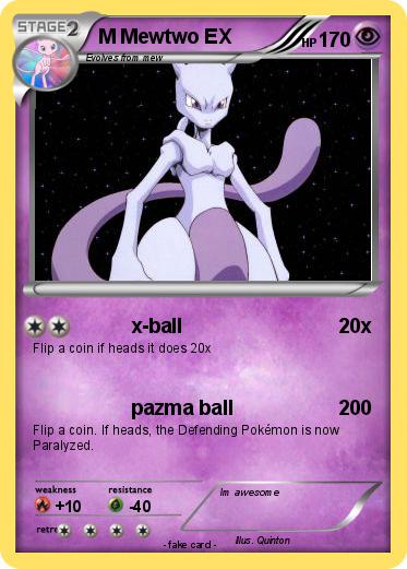 Pokemon M Mewtwo EX