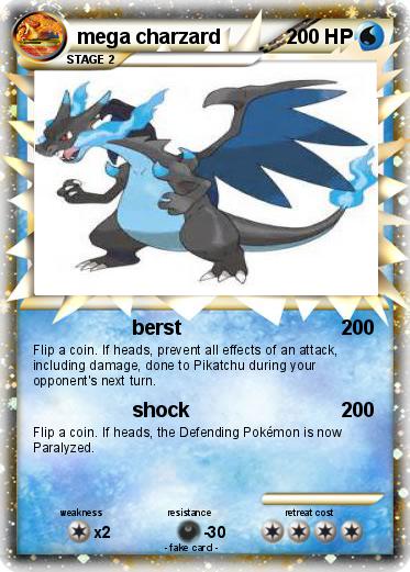 Pokemon mega charzard