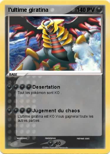 Pokemon l'ultime giratina 