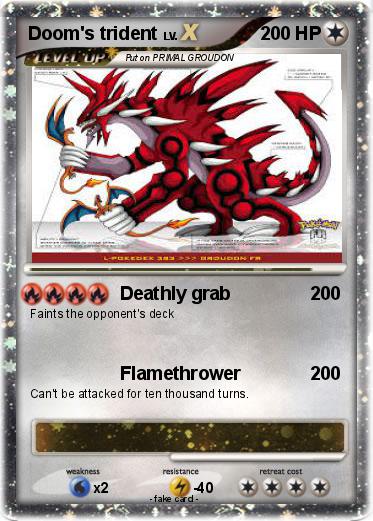 Pokemon Doom's trident