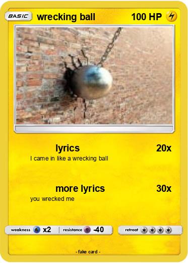 Pokemon wrecking ball