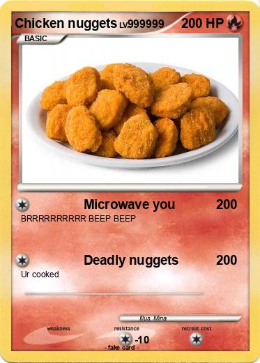Pokemon Chicken nuggets