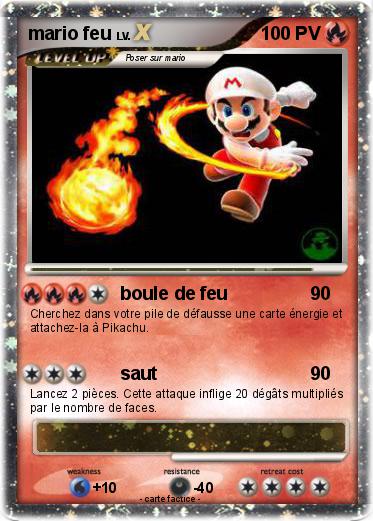 Pokemon mario feu