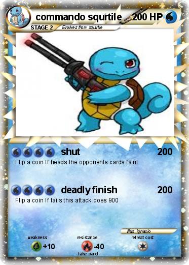 Pokemon commando squrtile