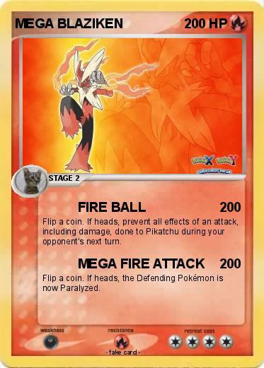 Pokemon MEGA BLAZIKEN