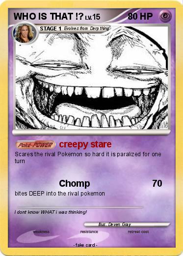 Pokemon WHO IS THAT !?