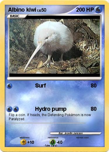 Pokemon Albino kiwi